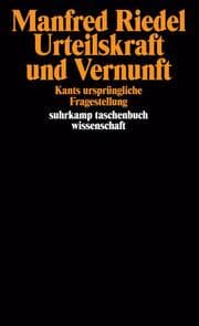 Cover von Urteilskraft und Vernunft