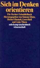 Cover von Sich im Denken orientieren
