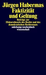 Cover von Faktizität und Geltung