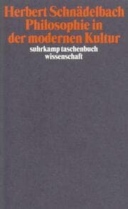 Cover von Philosophie in der modernen Kultur