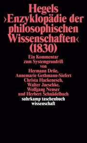 Cover von Hegels Enzyklopädie der philosophischen Wissenschaften