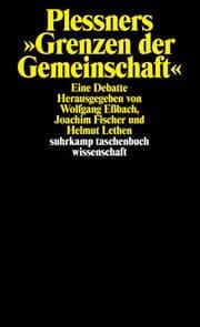Cover von Plessners 'Grenzen der Gemeinschaft'