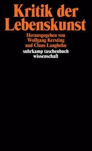 Cover von Kritik der Lebenskunst