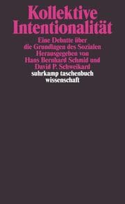 Cover von Kollektive Intentionalität