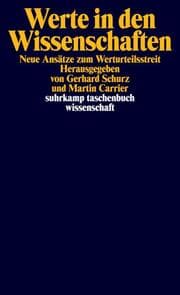 Cover von Werte in den Wissenschaften