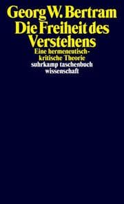 Cover von Die Freiheit des Verstehens