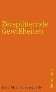 Cover von Zersplitternde Gewißheiten