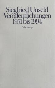 Cover von Veröffentlichungen 1951 bis 1994