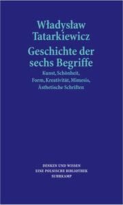 Cover von Geschichte der sechs Begriffe