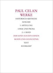 Cover von Werke, historisch-kritische Ausgabe Tl I/2, Tl I/3