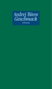 Cover von Geschmack