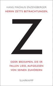 Cover von Herrn Zetts Betrachtungen, oder Brosamen, die er fallen ließ, aufgelesen von seinen Zuhörern
