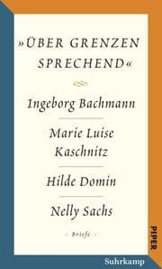 Cover von 'über Grenzen sprechend'. Die Briefwechsel