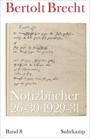 Cover von Notizbücher 8: 1929-31