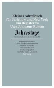 Cover von Kleines Adressbuch für Jerichow und New York