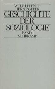 Cover von Geschichte der Soziologie