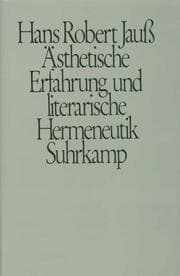Cover von Ästhetische Erfahrung und literarische Hermeneutik