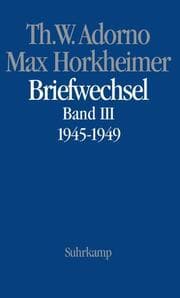 Cover von Briefwechsel 1945-1949