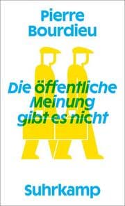 Cover von Die öffentliche Meinung gibt es nicht