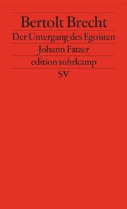 Cover von Der Untergang des Egoisten Johann Fatzer