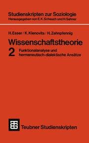 Cover von Wissenschaftstheorie 2