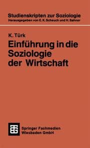 Cover von Einführung in die Soziologie der Wirtschaft