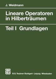 Cover von Lineare Operation in Hilberträumen 1