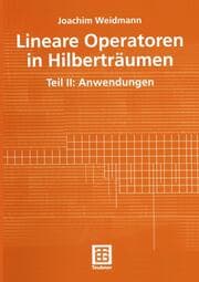 Cover von Lineare Operatoren in Hilberträumen II