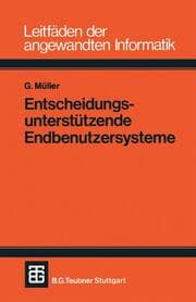 Cover von Entscheidungsunterstützende Endbenutzersysteme