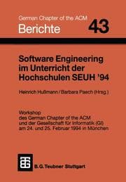 Cover von Software Engineering im Unterricht der Hochschulen SEUH 94