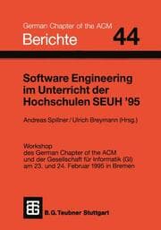 Cover von Software Engineering im Unterricht der Hochschulen SEUH 95