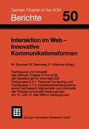 Cover von Interaktion im Web Innovative Kommunikationsformen