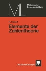 Cover von Elemente der Zahlentheorie