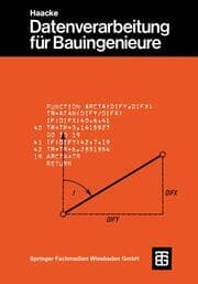 Cover von Datenverarbeitung für Bauingenieure