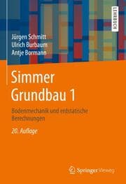 Cover von Simmer Grundbau 1