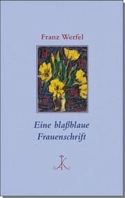 Cover von Eine blaßblaue Frauenschrift
