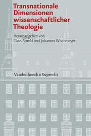 Cover von Transnationale Dimensionen wissenschaftlicher Theologie