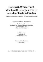 Cover von Sanskrit-Wörterbuch der buddhistischen Texte aus den Turfan-Funden.Lieferung 27