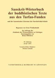 Cover von Sanskrit-Wörterbuch der buddhistischen Texte aus den Turfan-Funden. Lieferung 18