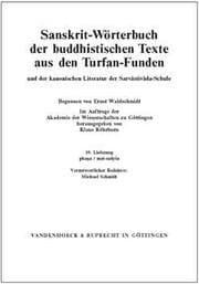 Cover von Sanskrit-Wörterbuch der buddhistischen Texte aus den Turfan-Funden. Lieferung 19