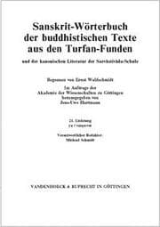 Cover von Sanskrit-Wörterbuch der buddhistischen Texte aus den Turfan-Funden. Lieferung 21