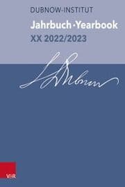 Cover von Jahrbuch des Dubnow-Instituts /Dubnow Institute Yearbook XX 2022/2023