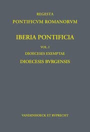 Cover von Iberia Pontificia. Vol. I: Dioeceses exemptae