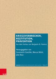 Cover von Kriegsverbrechen, Restitution, Prävention