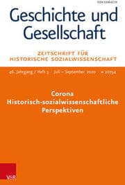 Cover von Corona - Historisch-sozialwissenschaftliche Perspektiven