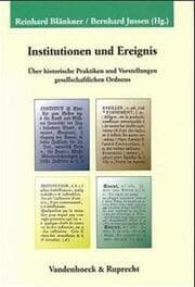 Cover von Institutionen und Ereignis
