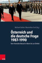 Cover von Österreich und die deutsche Frage 1987-1990