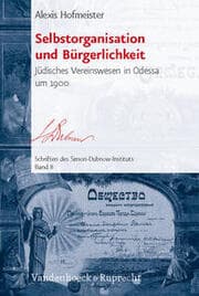 Cover von Selbstorganisation und Bürgerlichkeit