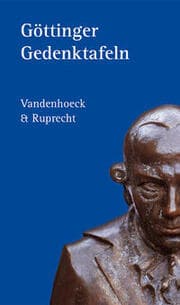 Cover von Göttinger Gedenktafeln