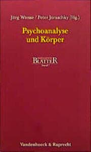 Cover von Psychoanalyse und Körper